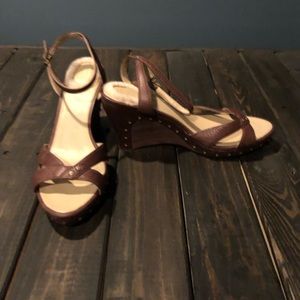 Ugg open toe wedge sandals